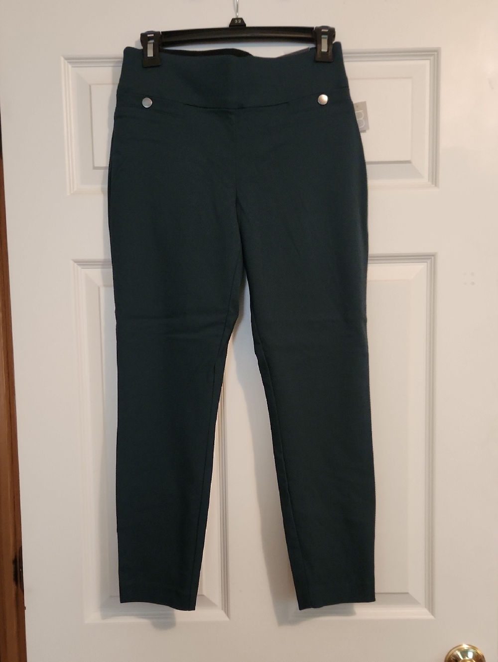 Maurices Deep Teal Crop Ponte Leggings